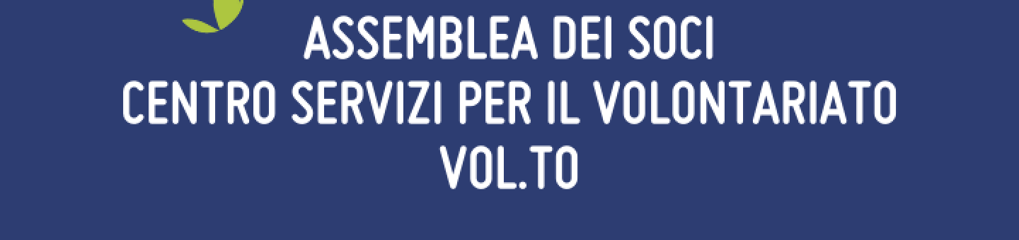 Assemblea Soci, Volontariato, Vol.To, News, Centro Servizi, Torino